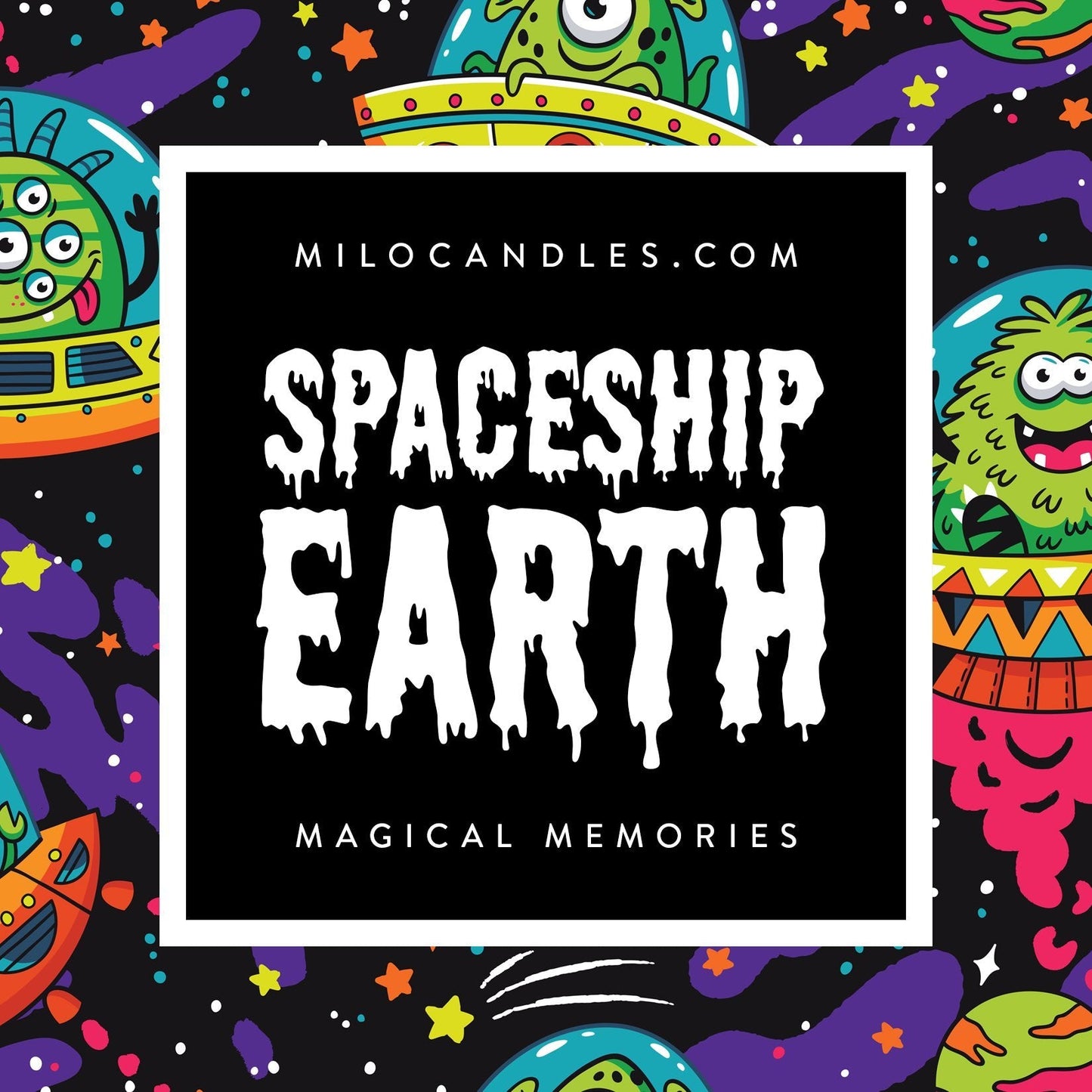 Spaceship Earth Candle