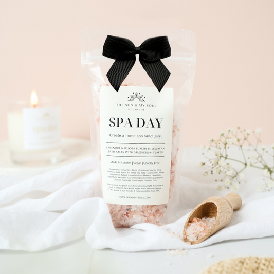 Lavender & Jojoba Himalayan Bath Salts – Spa Day Luxury Soak