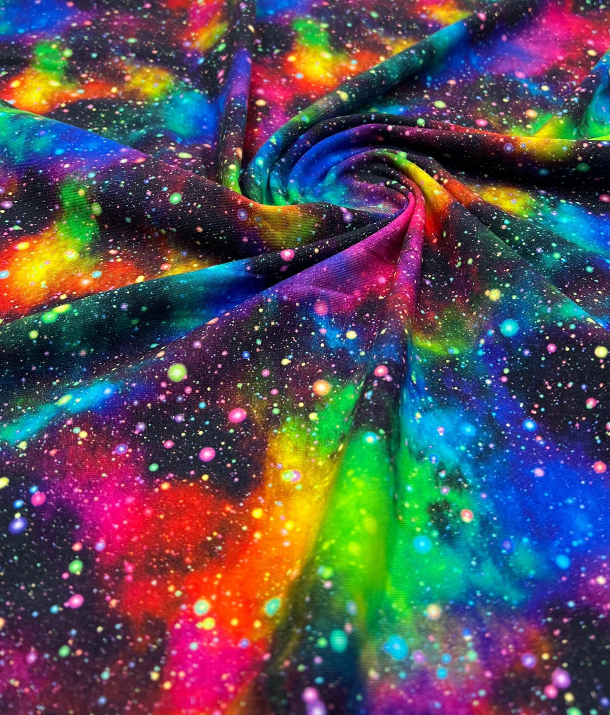 Speckled Galaxy Print Cotton Stretch Jersey 200 GSM 95/5 Lycra 4 Way Stretch
