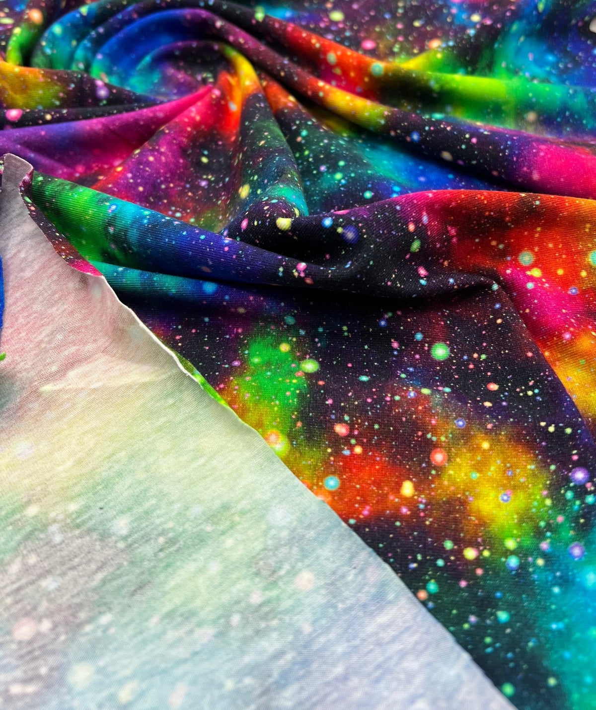 Speckled Galaxy Print Cotton Stretch Jersey 200 GSM 95/5 Lycra 4 Way Stretch