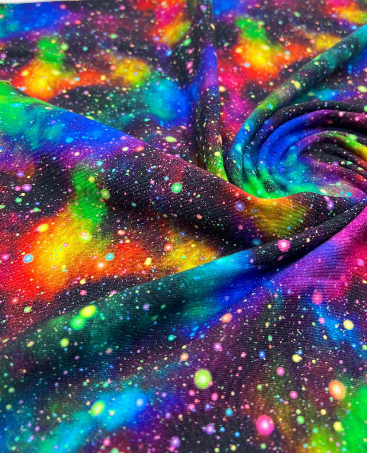 Speckled Galaxy Print Cotton Stretch Jersey 200 GSM 95/5 Lycra 4 Way Stretch