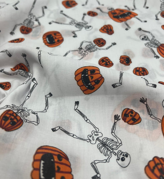 Spooky Halloween Printed Polycotton 90 GSM 80/20 44 Inch Non Stretch