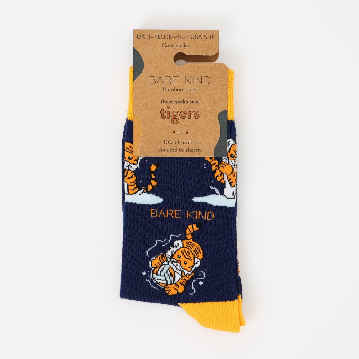 Save the Sport Tiger Bamboo Socks