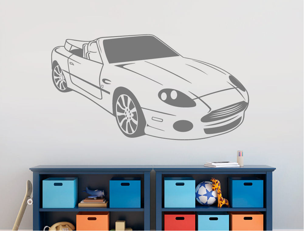 Sports Car Wall Sticker