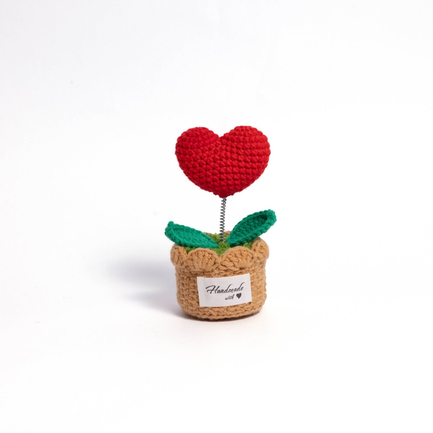 Cozy Heart Roses Table-top Plant