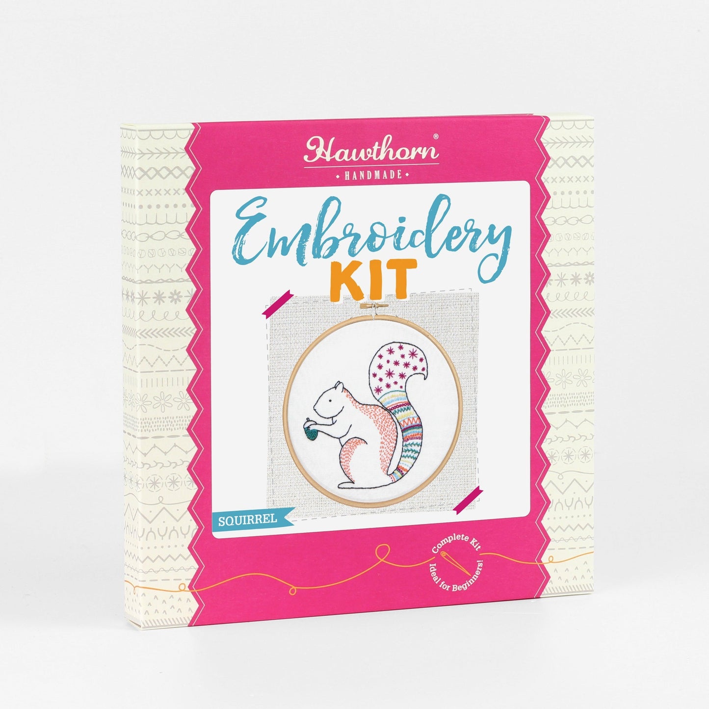 Squirrel Embroidery Kit for Beginners