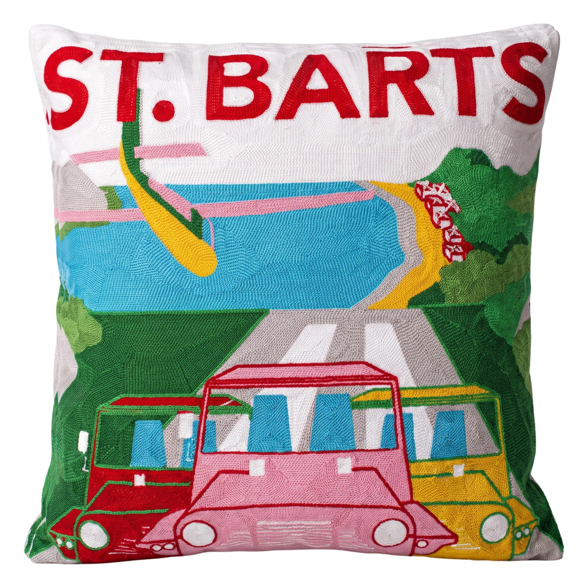 St. Barths Needlepoint Pillow