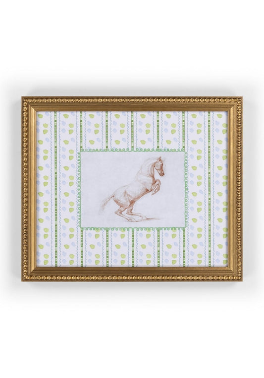 Stable Beauty Framed Print Playful Sophistication for Children's Bedrooms
