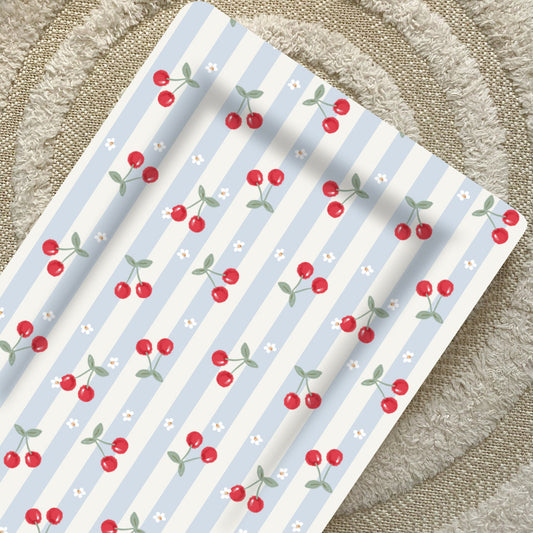 Standard Changing Mat - Cherry Stripe