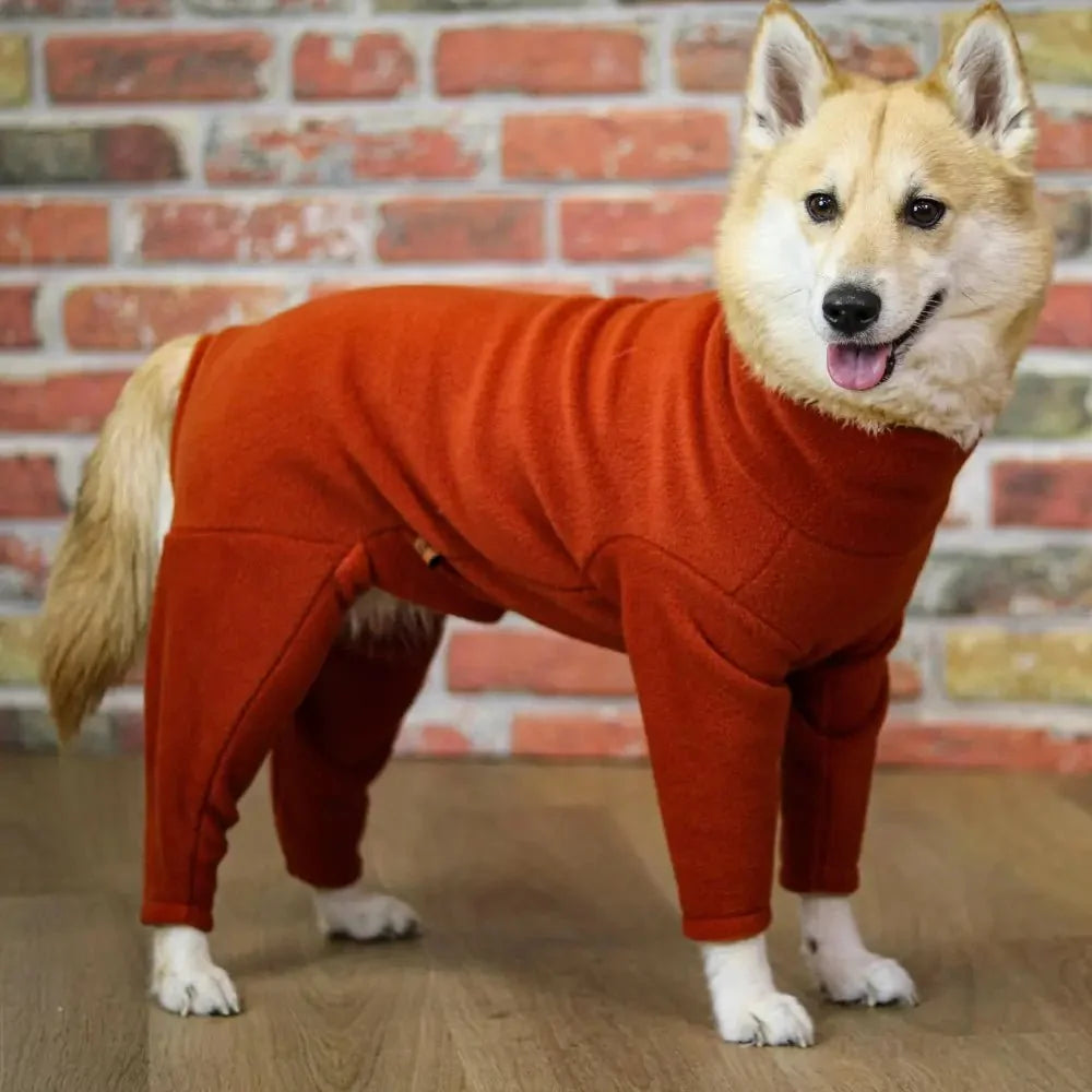Standard Size Fleece Dog Jumpsuit - Ready to Ship