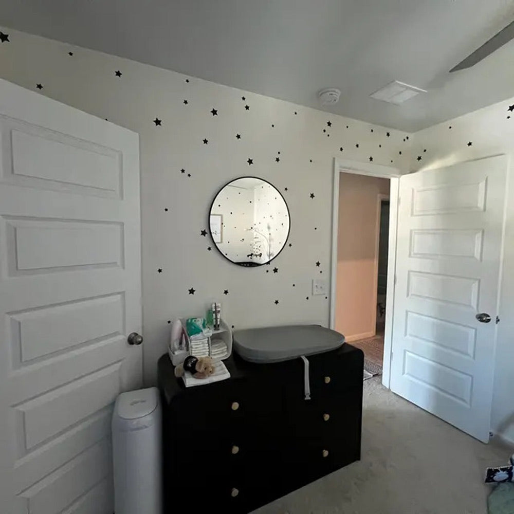 Star Wall Stickers (68 Stars in 4 Sizes) - Kids Nursery Star Decals