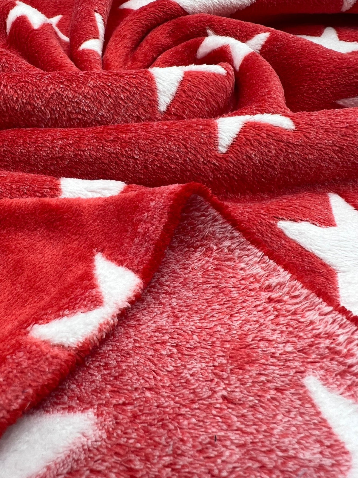 Stars Cuddle Fleece Fabric Blanket Loungewear