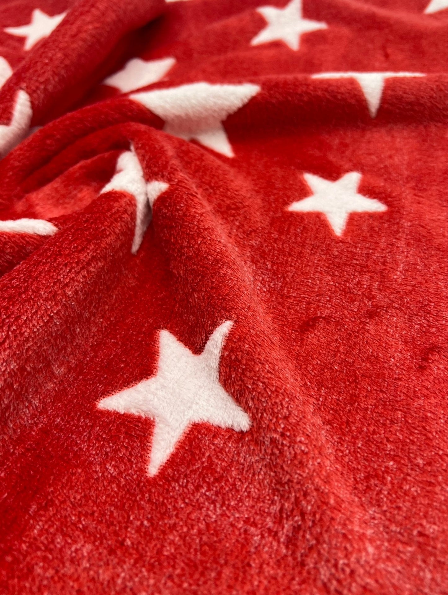 Stars Cuddle Fleece Fabric Blanket Loungewear