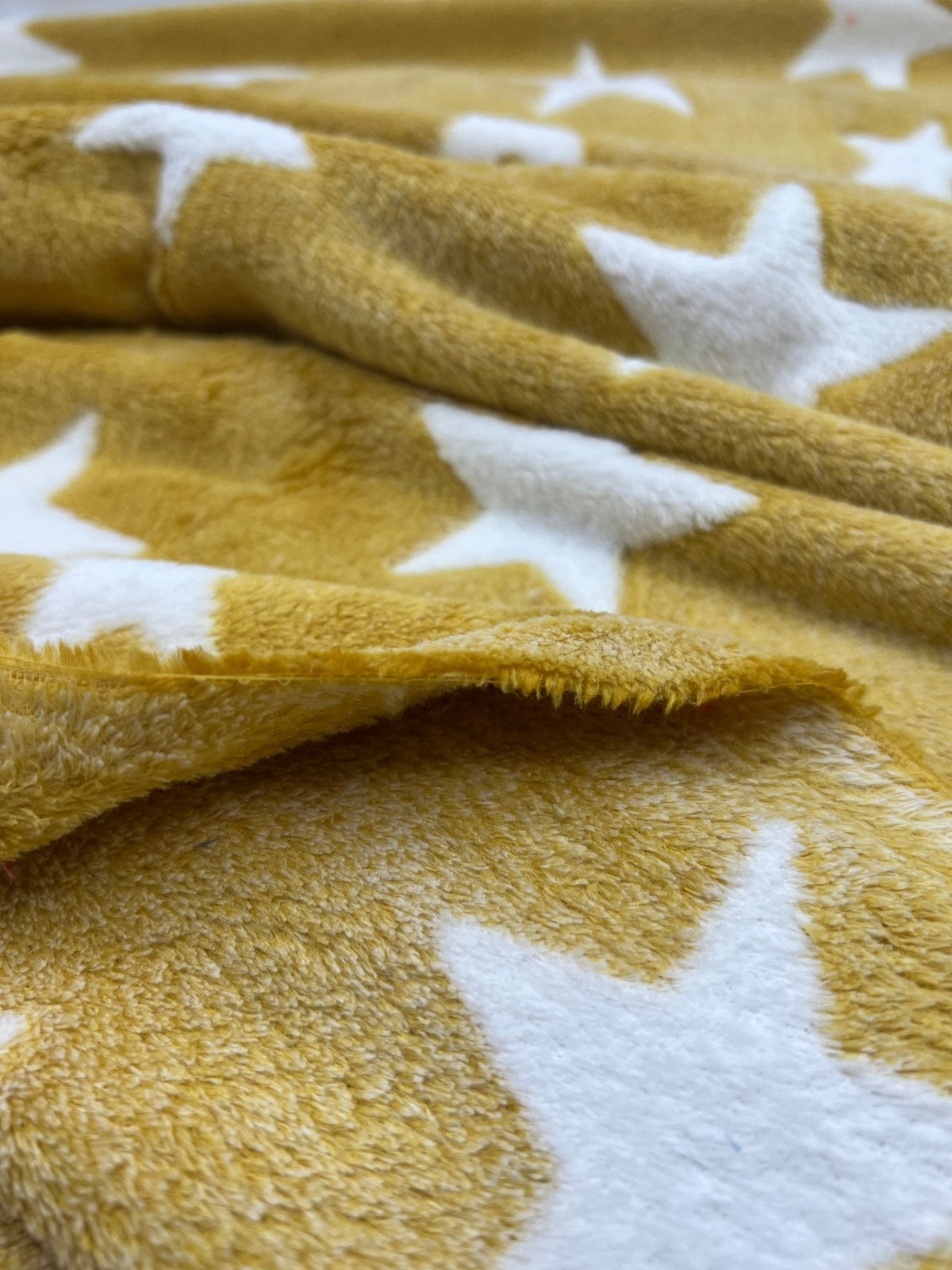 Stars Cuddle Fleece Fabric Blanket Loungewear
