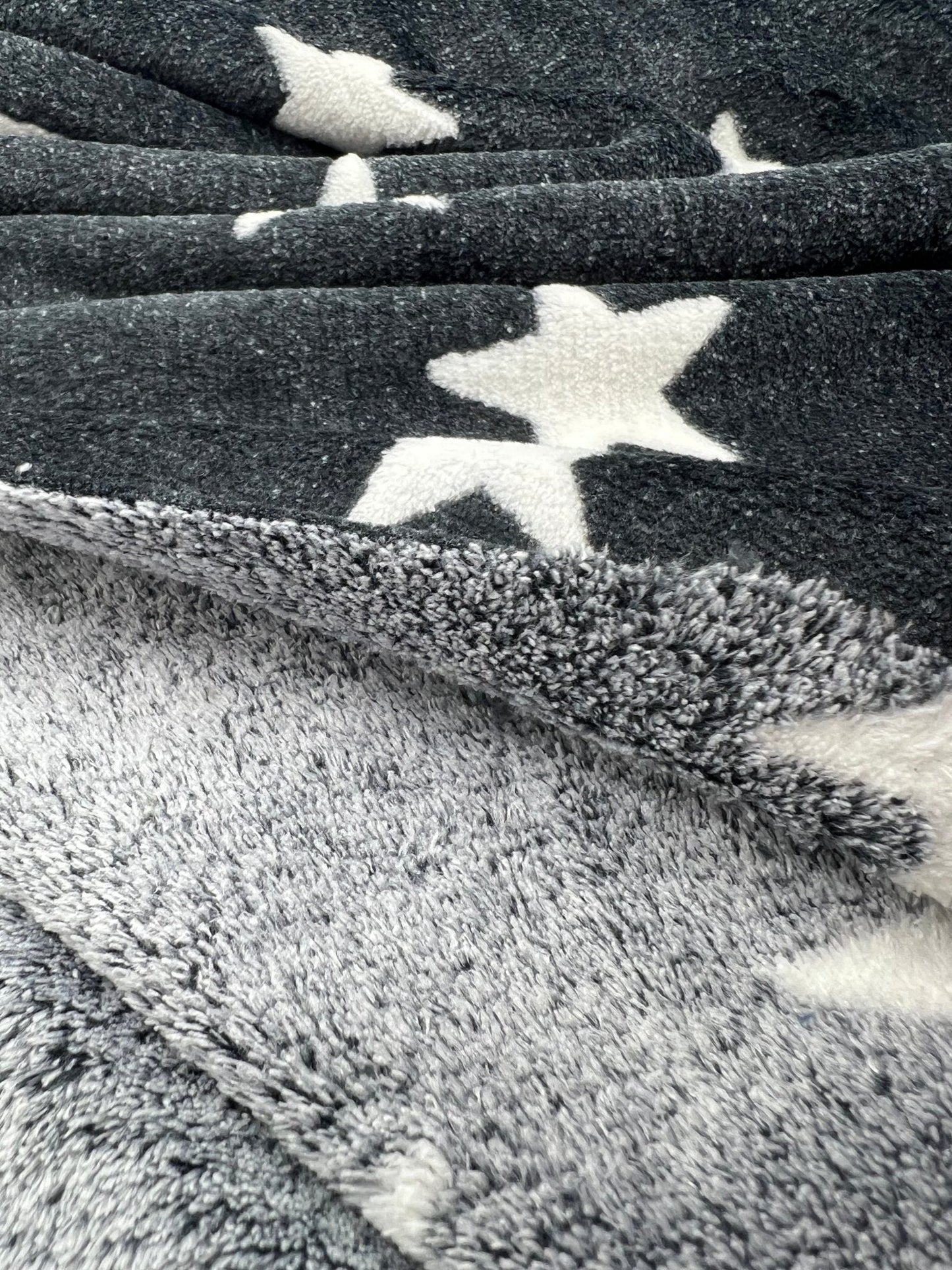 Stars Cuddle Fleece Fabric Blanket Loungewear