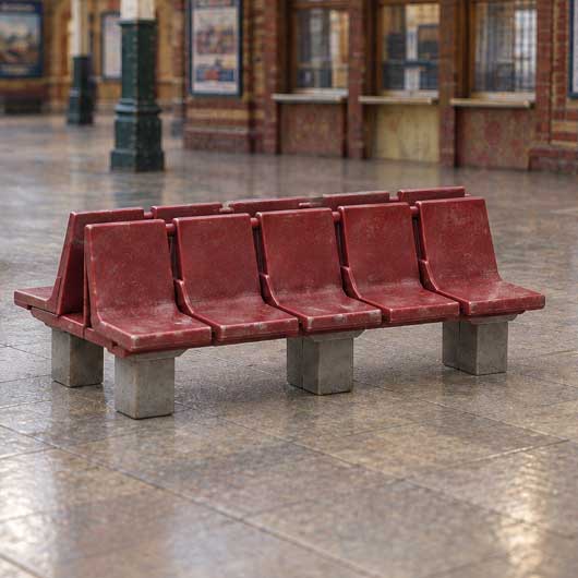 Ready to Paint Station Seating - Group of 10 (2 pack)