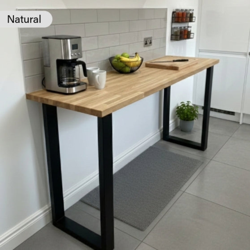 Staved Oak Breakfast Bar