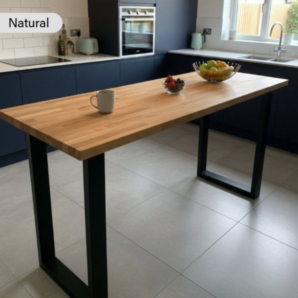 Staved Oak Breakfast Bar