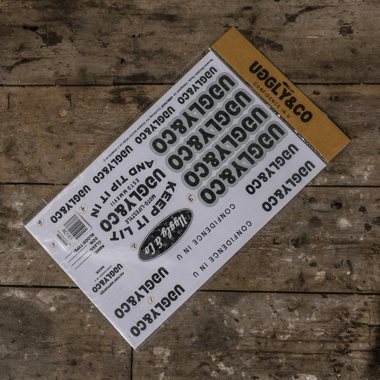 Uggly&Co Helmet Sticker Pack