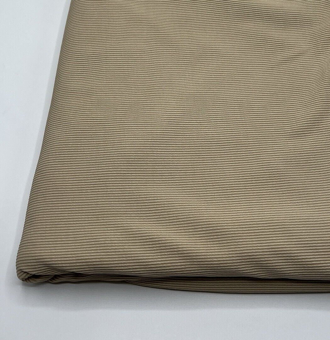 Stone 2X1 Fine Rib Stretch Fabric