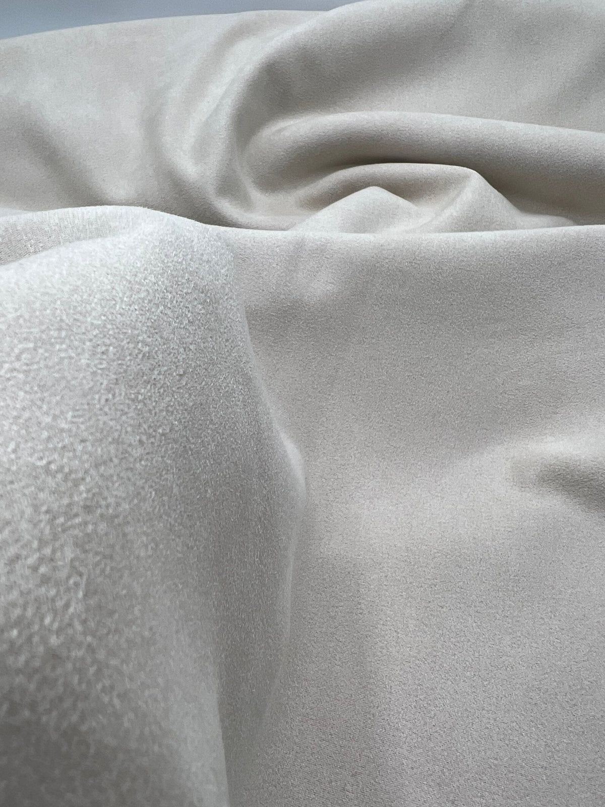 Stone Sand Scuba Suede Jersey Fabric 280GSM 2 Way Stretch