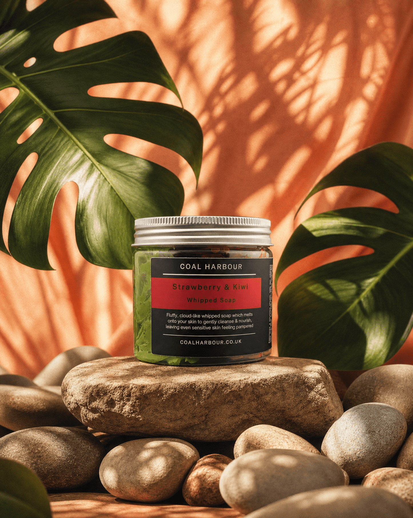 Strawberry & Kiwi Whipped Soap 120g