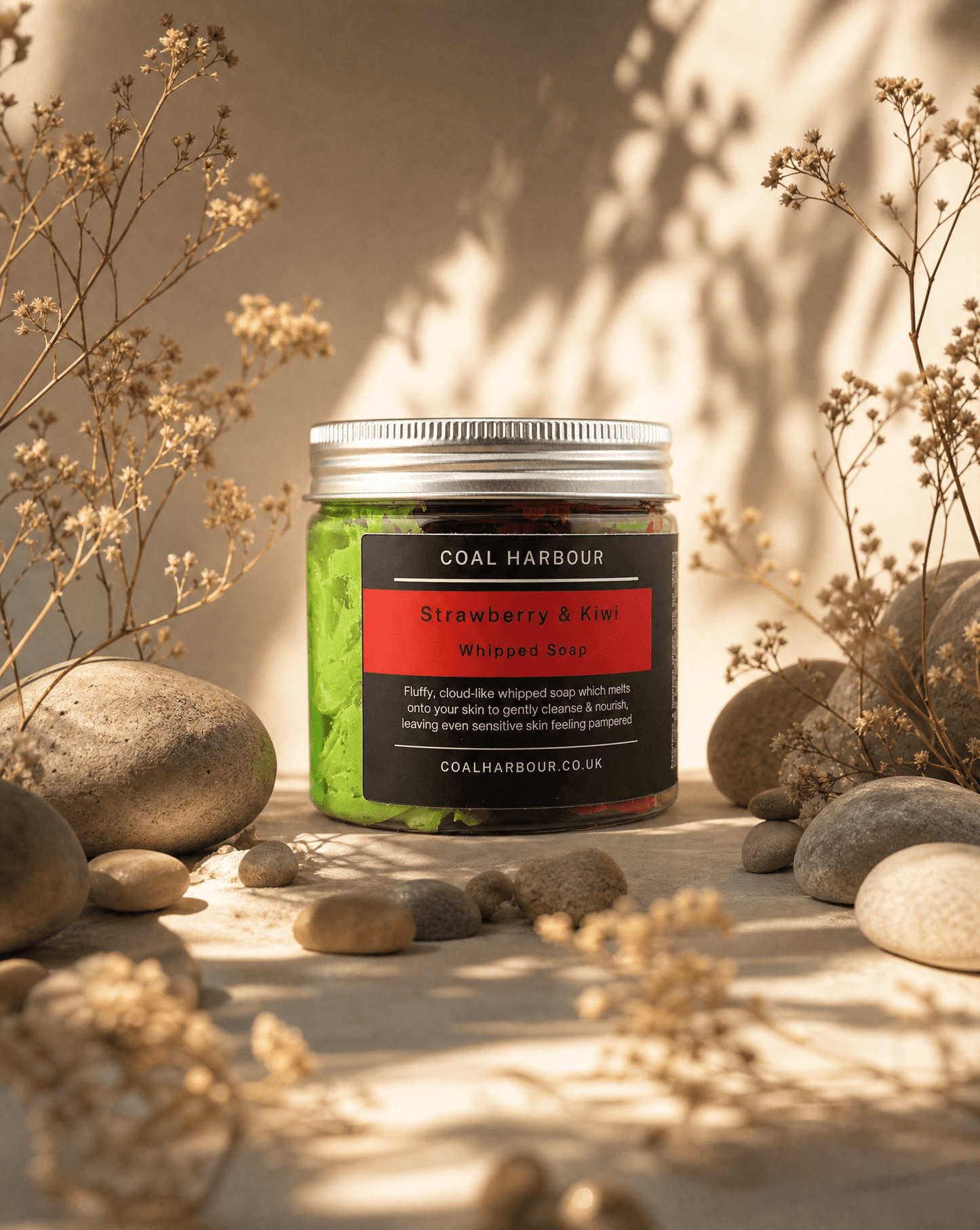 Strawberry & Kiwi Whipped Soap 120g