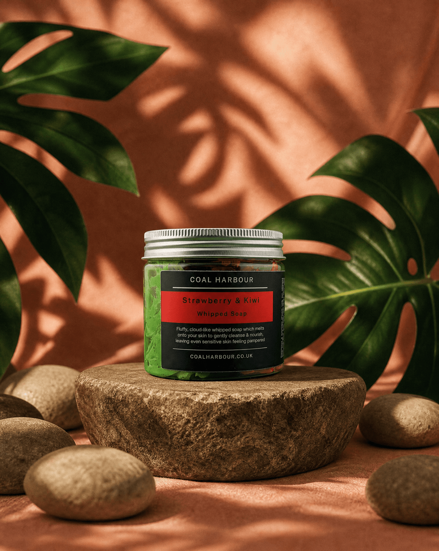 Strawberry & Kiwi Whipped Soap 120g