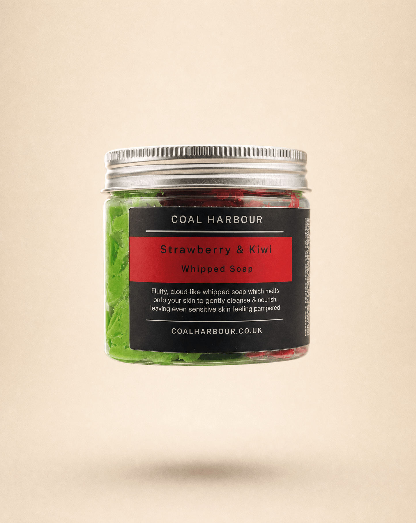 Strawberry & Kiwi Whipped Soap 120g