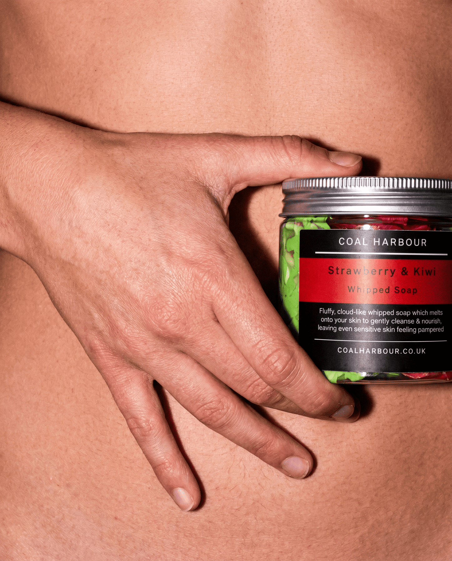 Strawberry & Kiwi Whipped Soap 120g
