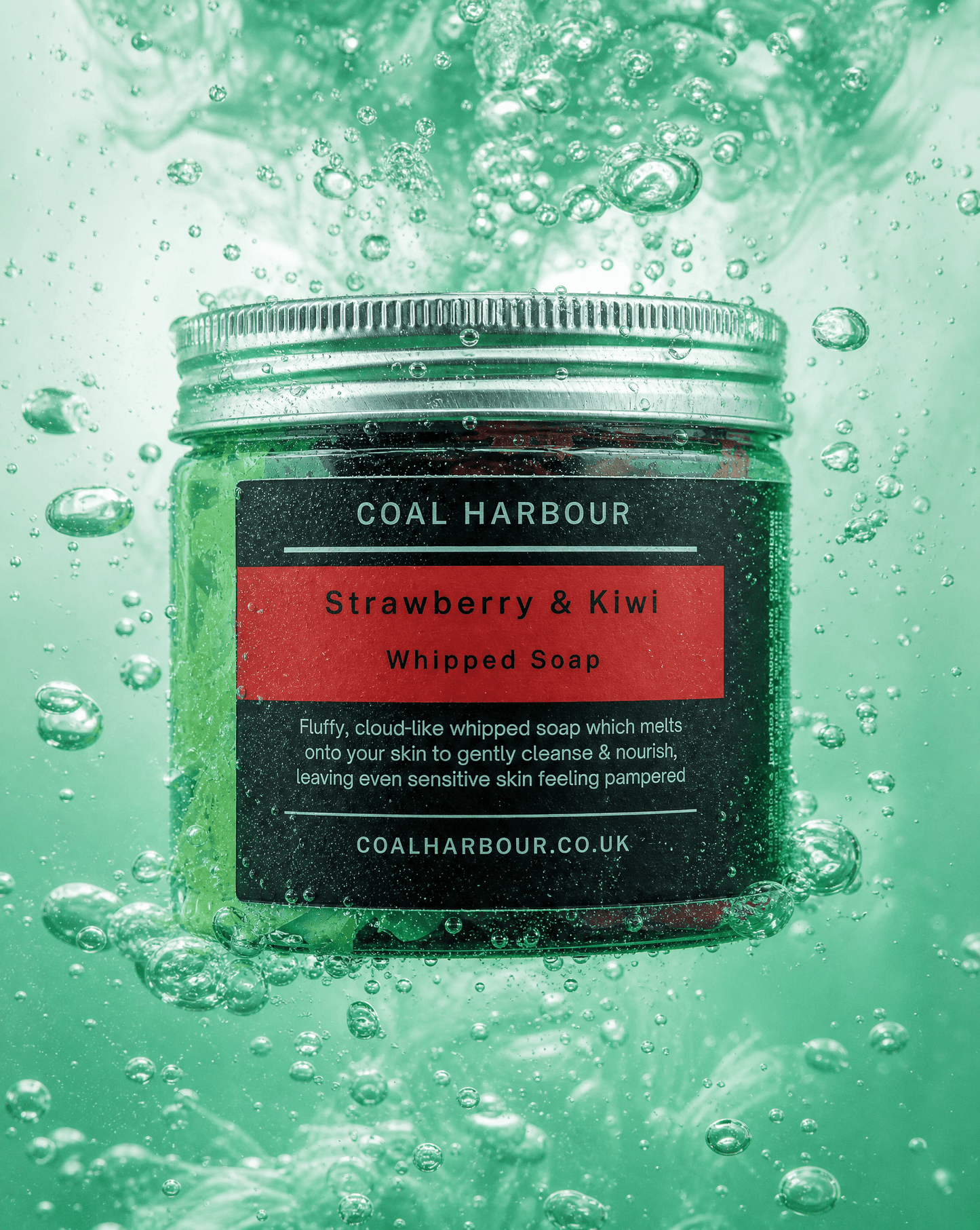 Strawberry & Kiwi Whipped Soap 120g