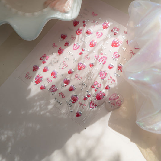 Hello Claws | Strawberry Nail Deco Sticker