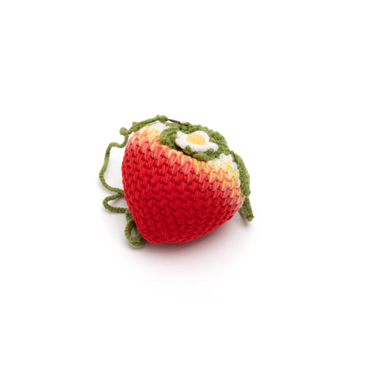 Crochet Strawberry Crossbody Bag – Cute Summer Purse for Girls & Ladies