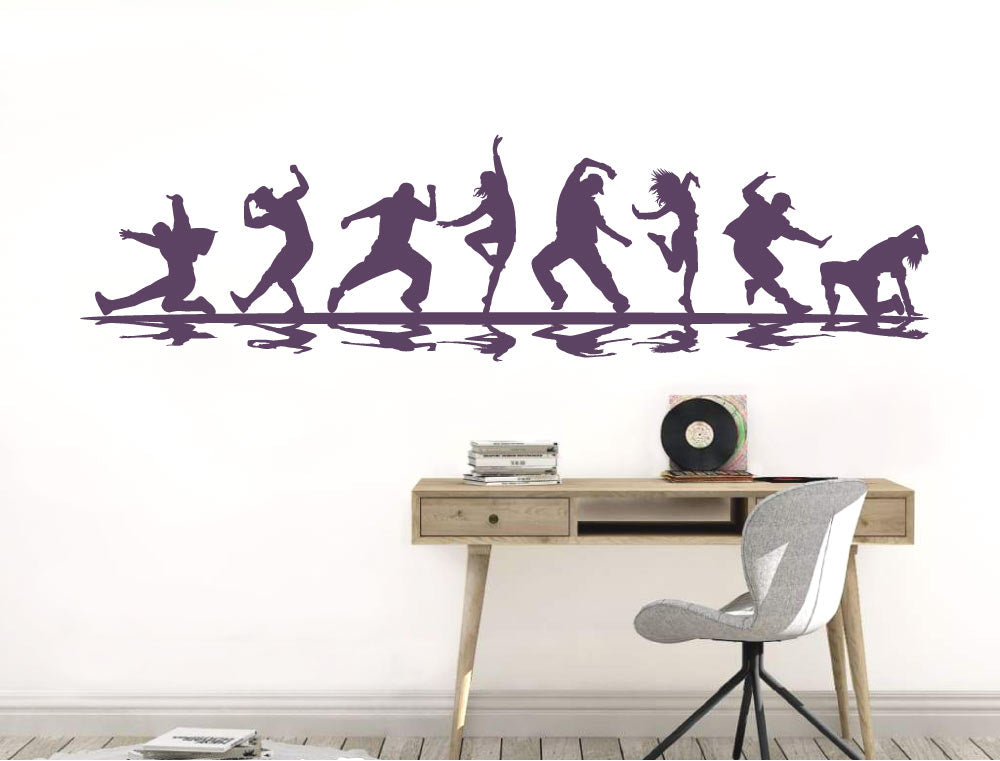 Street Dance Wall Sticker – Bedroom or Studio Dance Room Decor