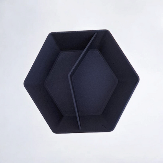 Minimalist Pistachio Bowl - Dual Compartment Snack Dish