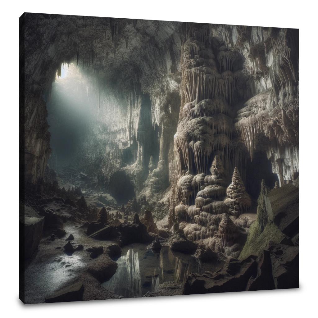 Limestone Cave Canvas
