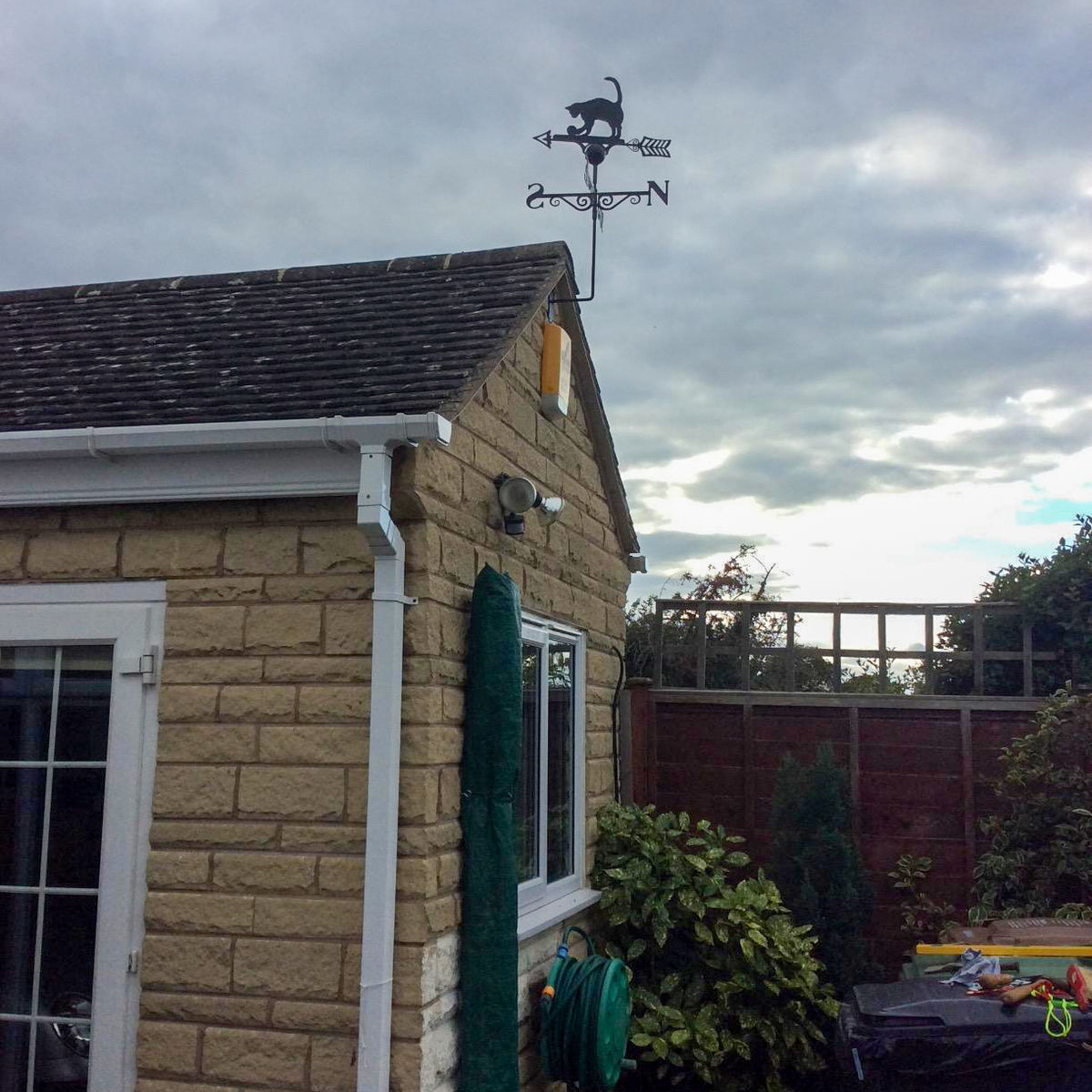 PoppyForge Cat And Ball Weathervane