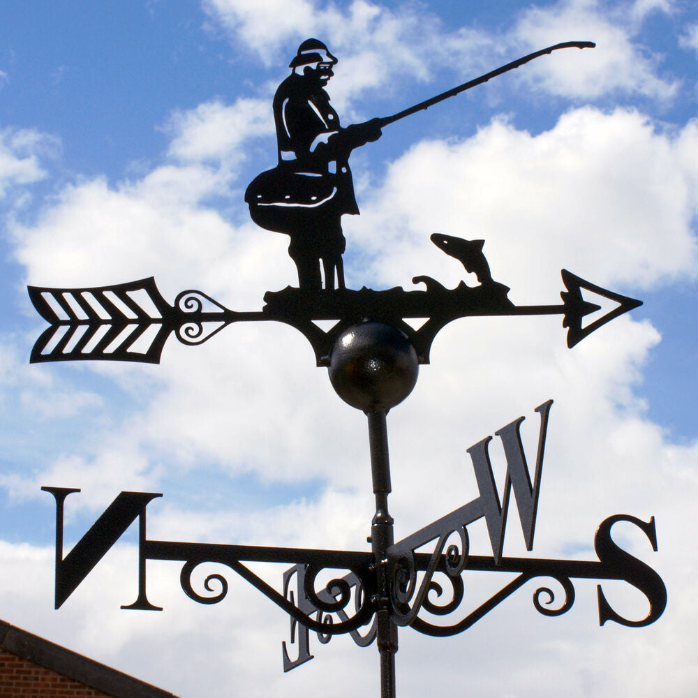 PoppyForge Fisherman Weathervane