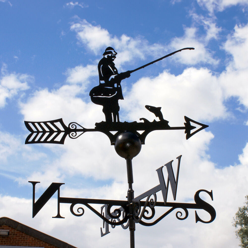 PoppyForge Fisherman Weathervane