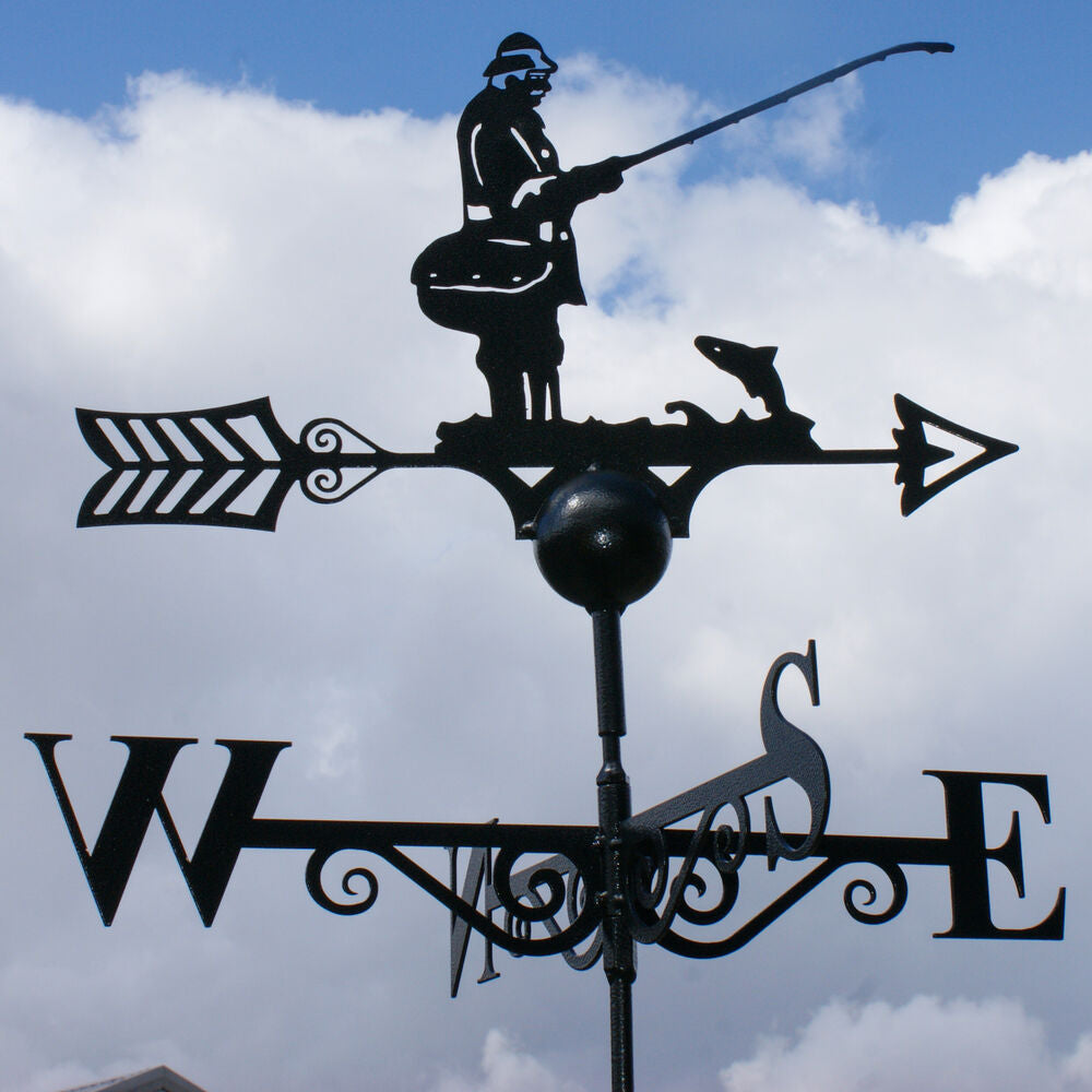 PoppyForge Fisherman Weathervane