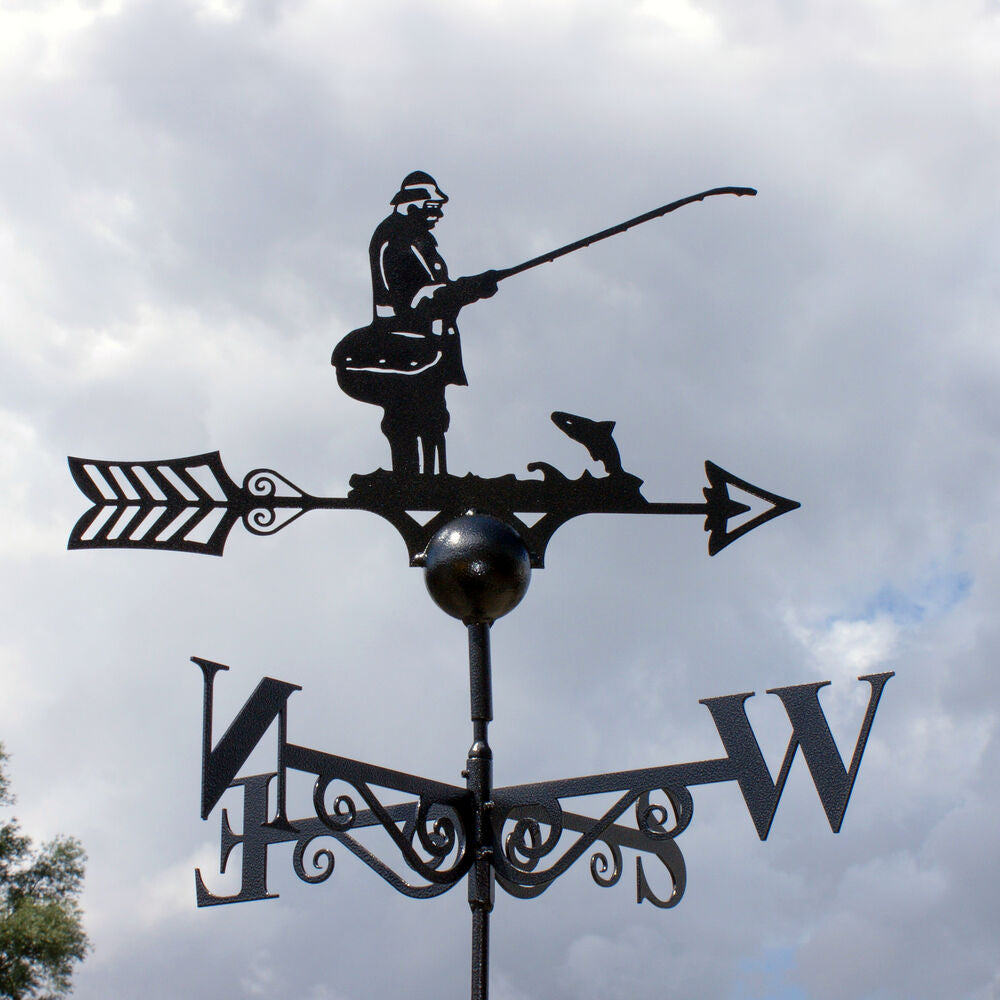 PoppyForge Fisherman Weathervane