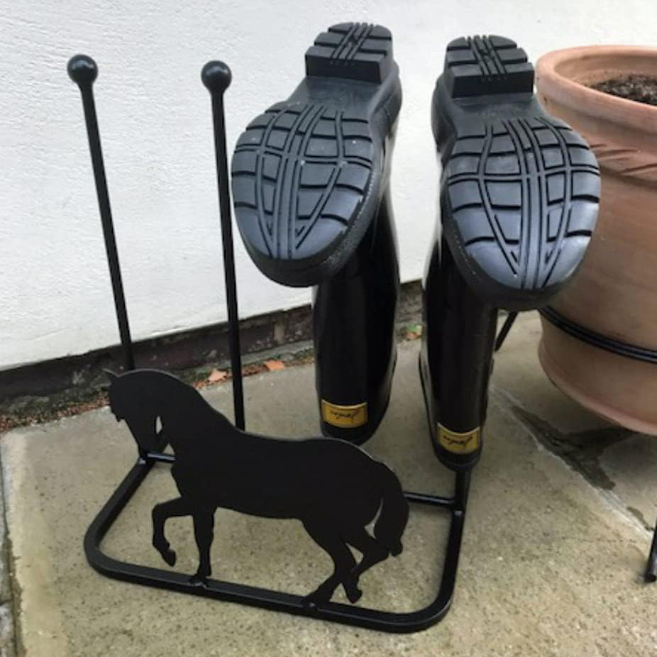 PoppyForge 2 Pair Boot Rack - Horse