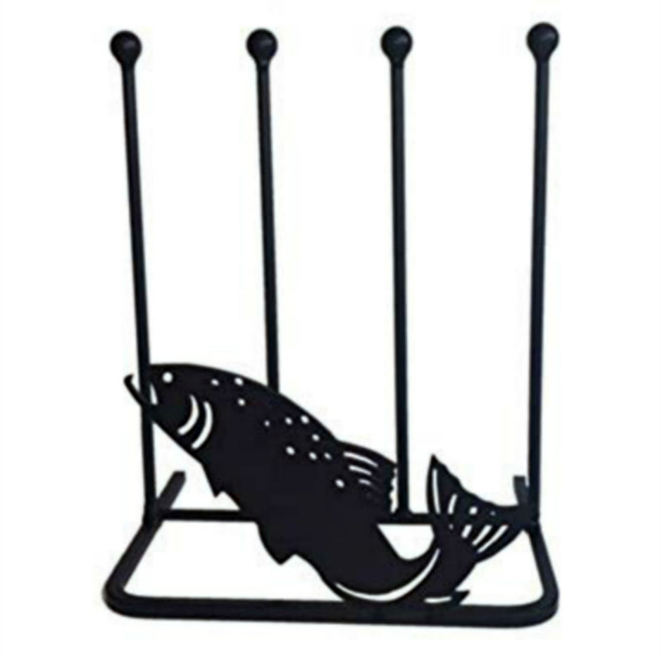 PoppyForge 2 Pair Boot Rack - Fish