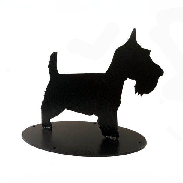 PoppyForge Scottie Dog Boot Scraper Silhouette