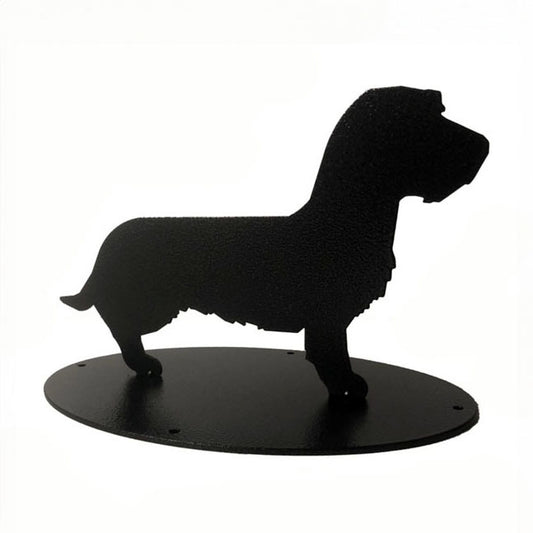 PoppyForge Sausage Dog Boot Scraper Silhouette