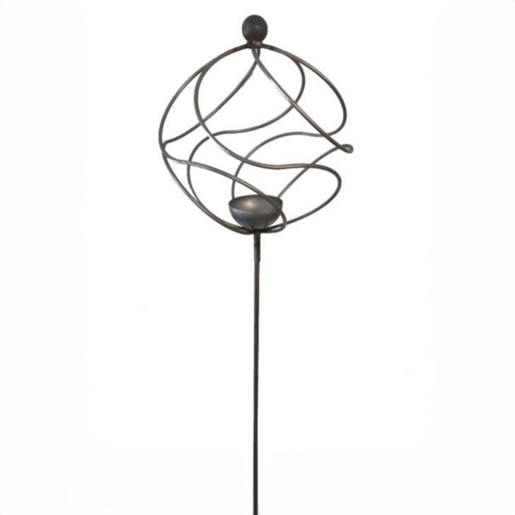 PoppyForge Tangle Ball On 4Ft Stem With Bird Feeder