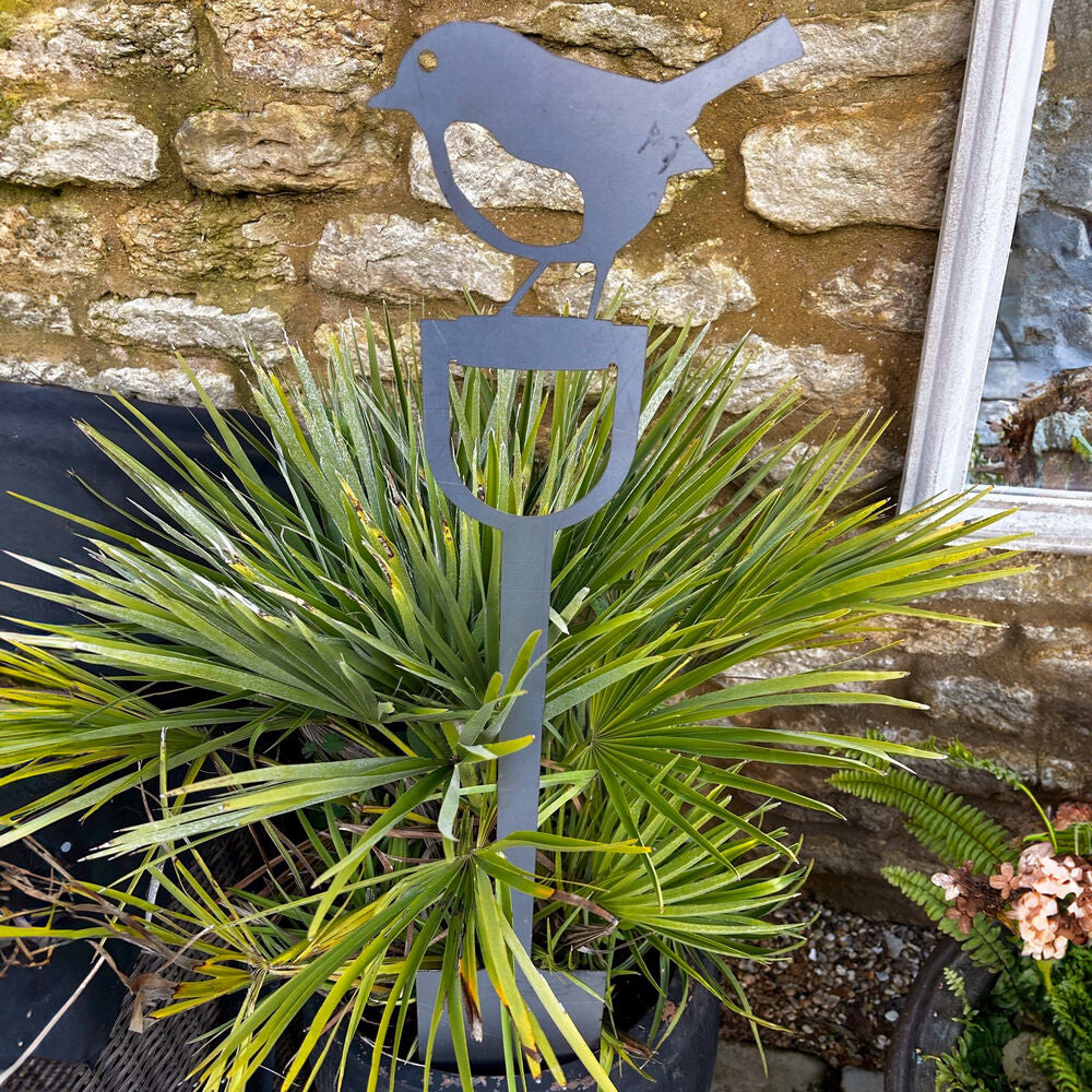 PoppyForge Large Spade with Robin (pack of 3)