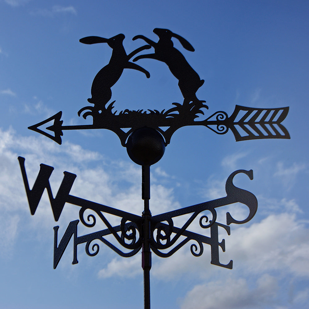 PoppyForge Boxing Hares Weathervane