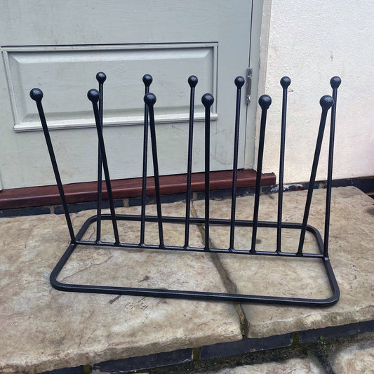 PoppyForge 6 Pair Diagonal Boot Rack