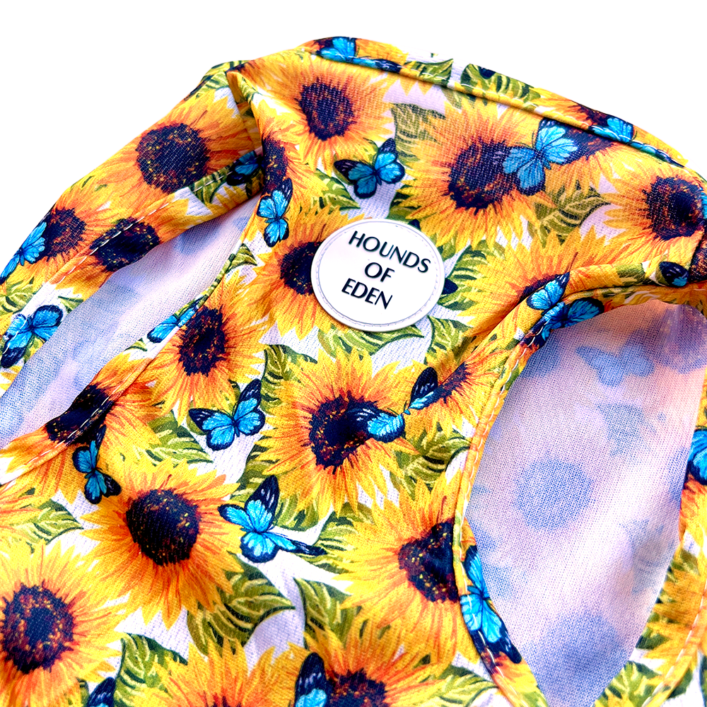 Sunflower Flutter Dog Cooling Vest
